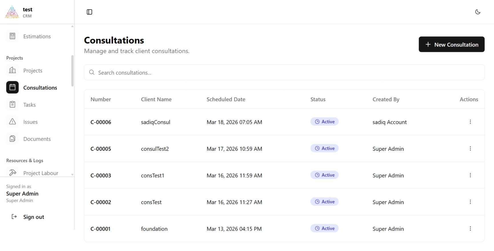 Centralized Project Management